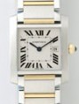 カルティエ Cartier タンクフランセーズ zW51012Q4 SG　MM ホワイト